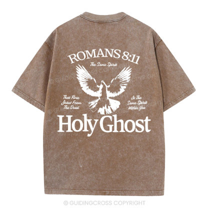 Holy Ghost Christian Washed T-Shirt