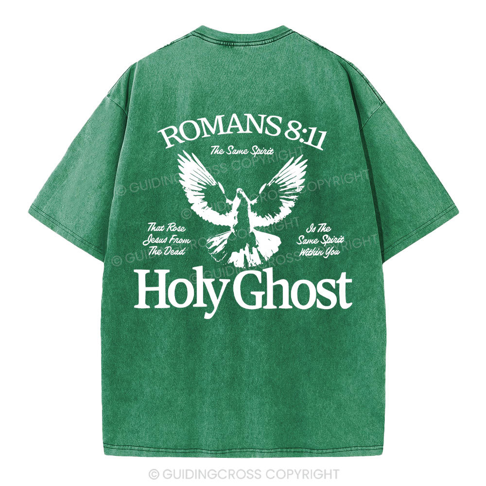 Holy Ghost Christian Washed T-Shirt