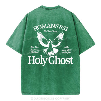 Holy Ghost Christian Washed T-Shirt