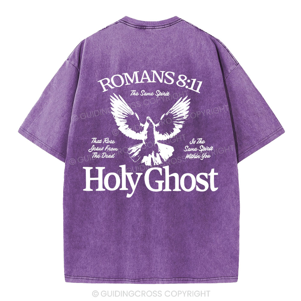 Holy Ghost Christian Washed T-Shirt