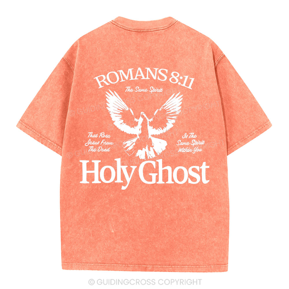 Holy Ghost Christian Washed T-Shirt