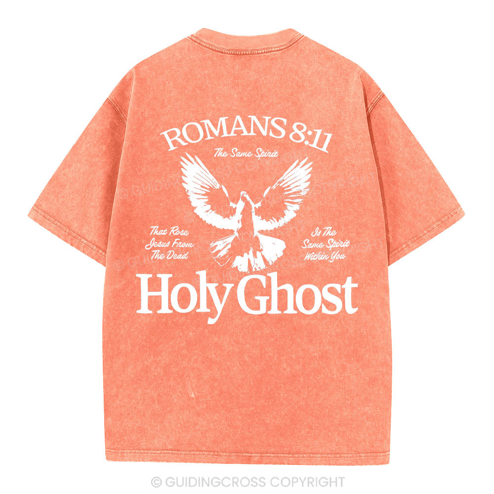 Holy Ghost Christian Washed T-Shirt