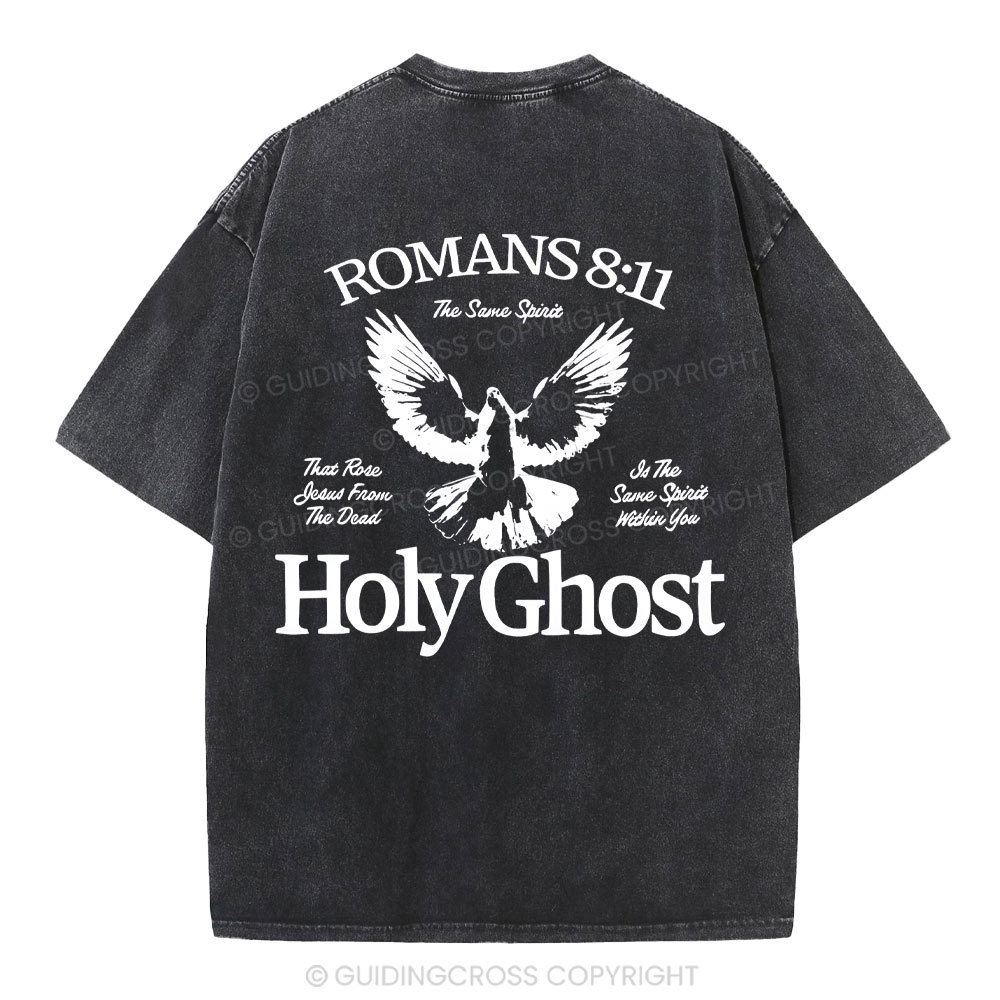 Holy Ghost Christian Washed T-Shirt