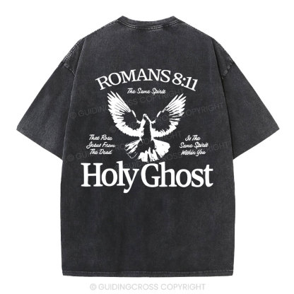 Holy Ghost Christian Washed T-Shirt