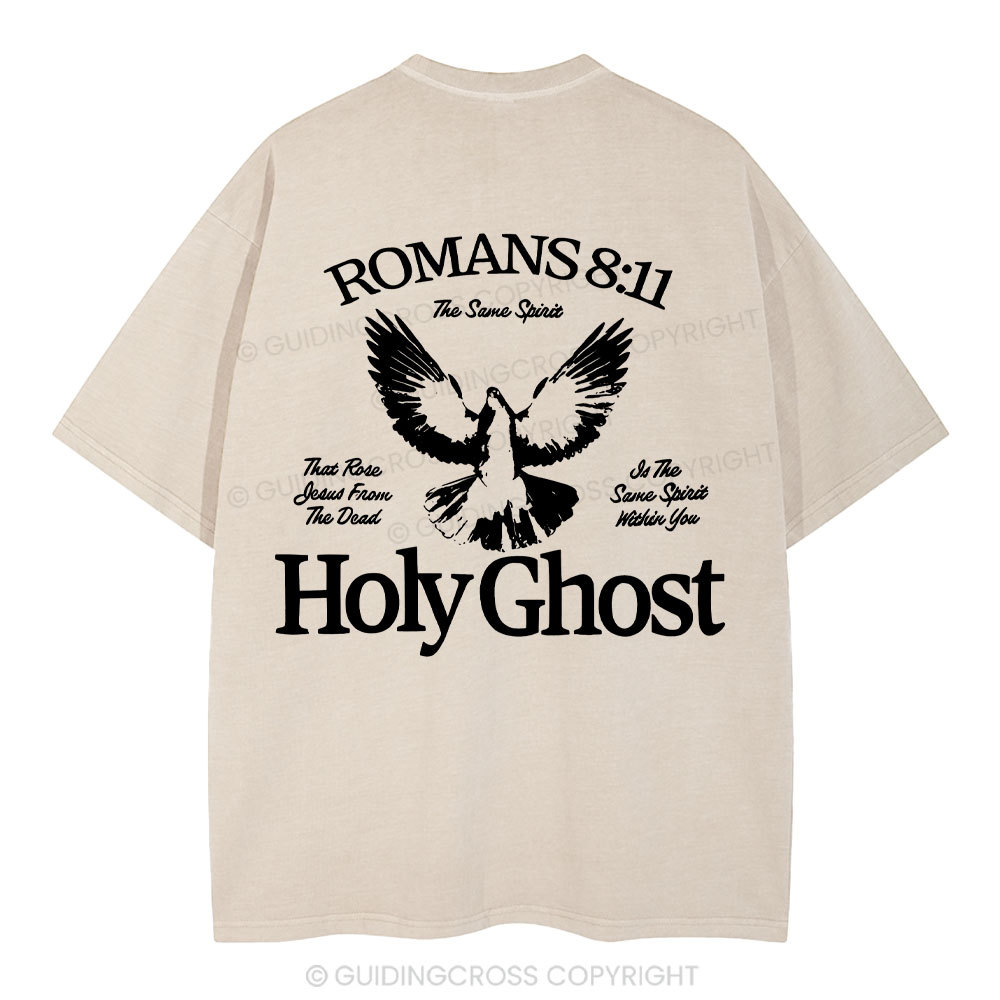 Holy Ghost Christian Washed T-Shirt