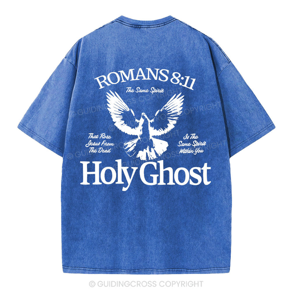 Holy Ghost Christian Washed T-Shirt