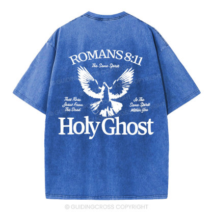 Holy Ghost Christian Washed T-Shirt