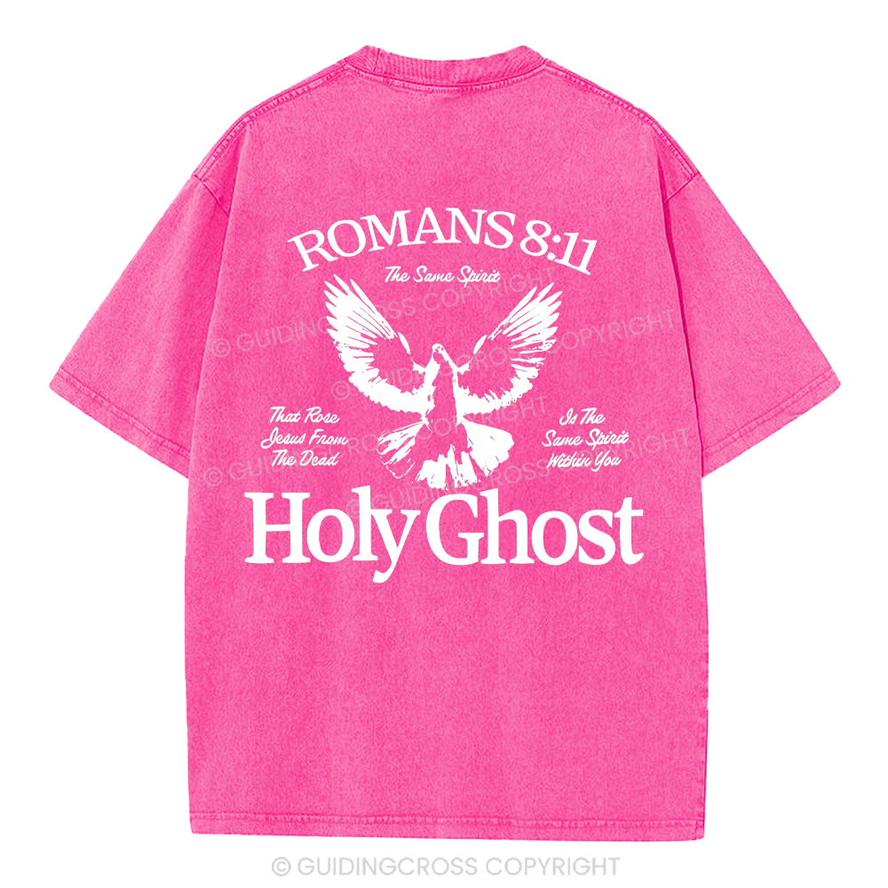 Holy Ghost Christian Washed T-Shirt
