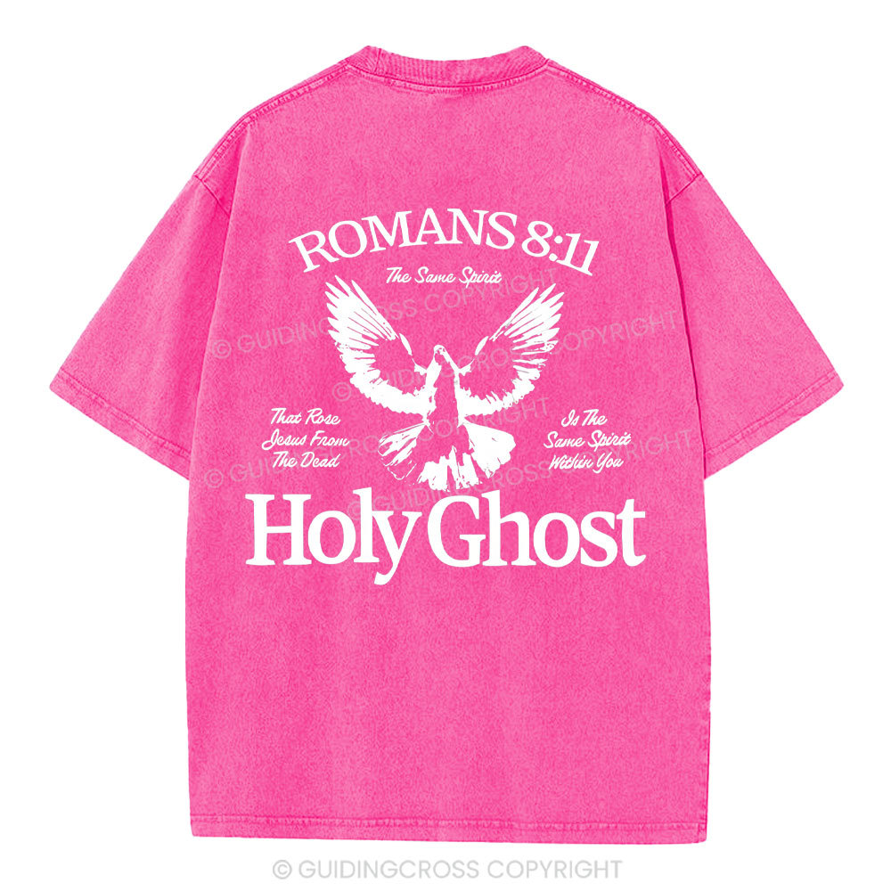 Holy Ghost Christian Washed T-Shirt