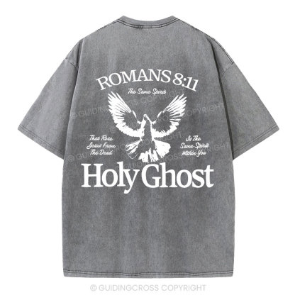 Holy Ghost Christian Washed T-Shirt