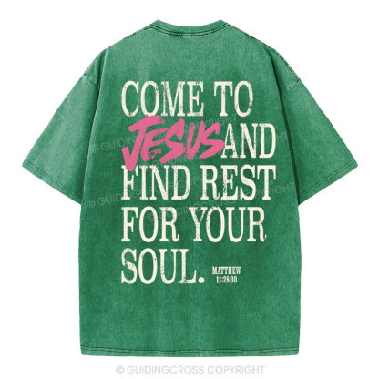 Holy Ghost Christian Washed T-Shirt