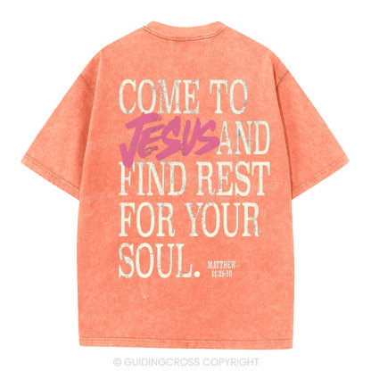 Holy Ghost Christian Washed T-Shirt