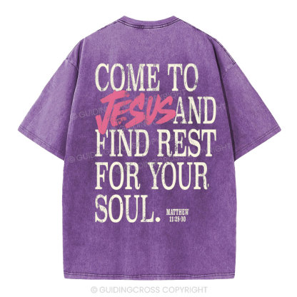 Holy Ghost Christian Washed T-Shirt