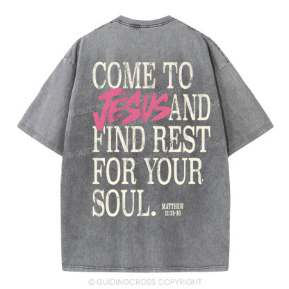 Holy Ghost Christian Washed T-Shirt