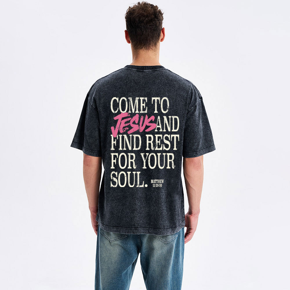 Holy Ghost Christian Washed T-Shirt