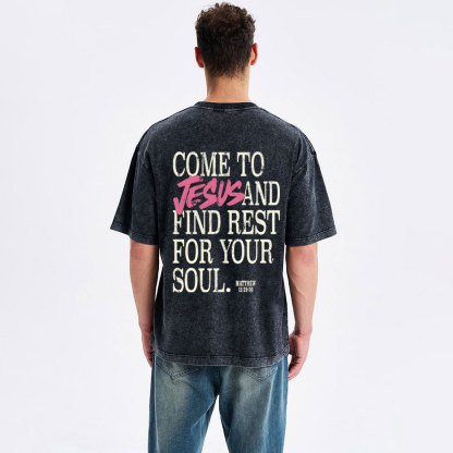 Holy Ghost Christian Washed T-Shirt