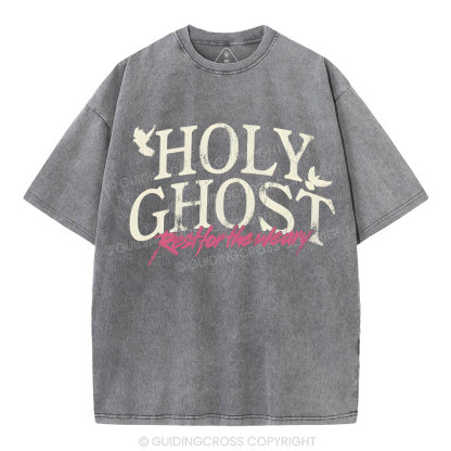 Holy Ghost Christian Washed T-Shirt