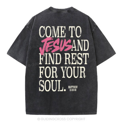 Holy Ghost Christian Washed T-Shirt