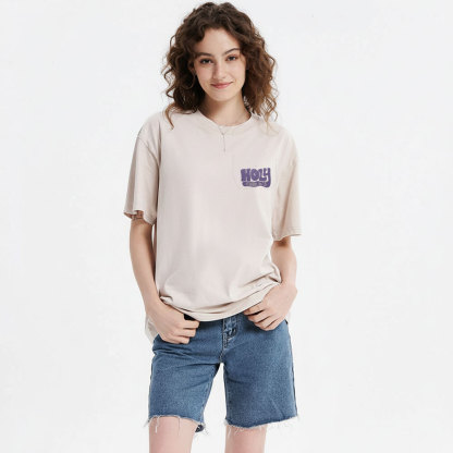 Holy Is The Lord Christian Washed T-Shirt