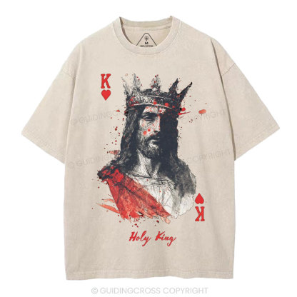 Holy King Christian Washed T-Shirt