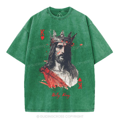 Holy King Christian Washed T-Shirt