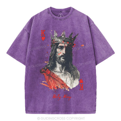 Holy King Christian Washed T-Shirt