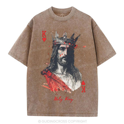 Holy King Christian Washed T-Shirt