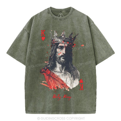 Holy King Christian Washed T-Shirt