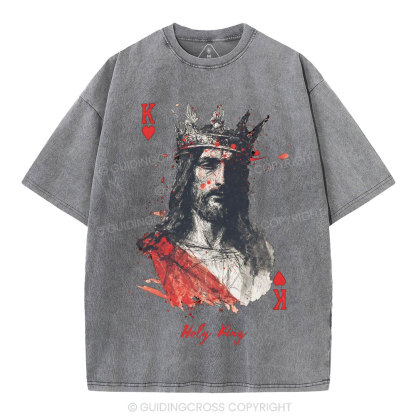 Holy King Christian Washed T-Shirt
