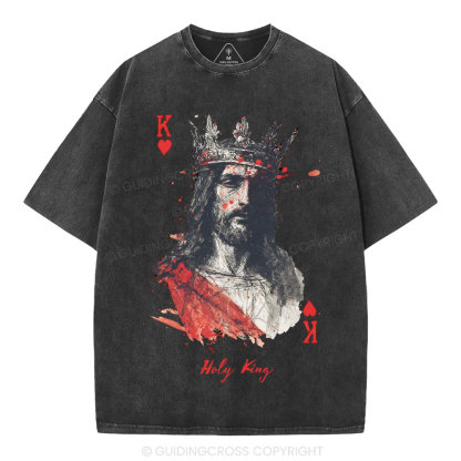 Holy King Christian Washed T-Shirt