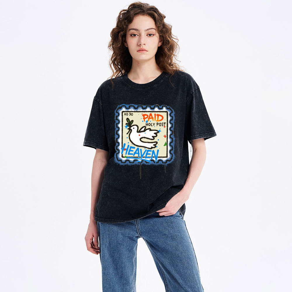 Holy Post Christian Washed T-Shirt