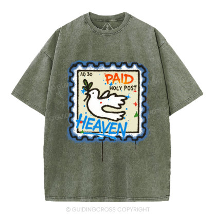 Holy Post Christian Washed T-Shirt