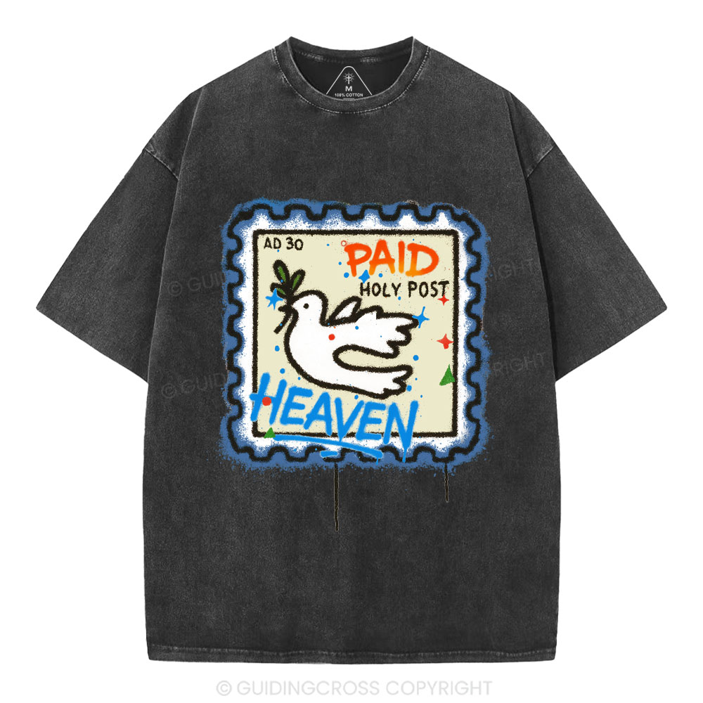 Holy Post Christian Washed T-Shirt