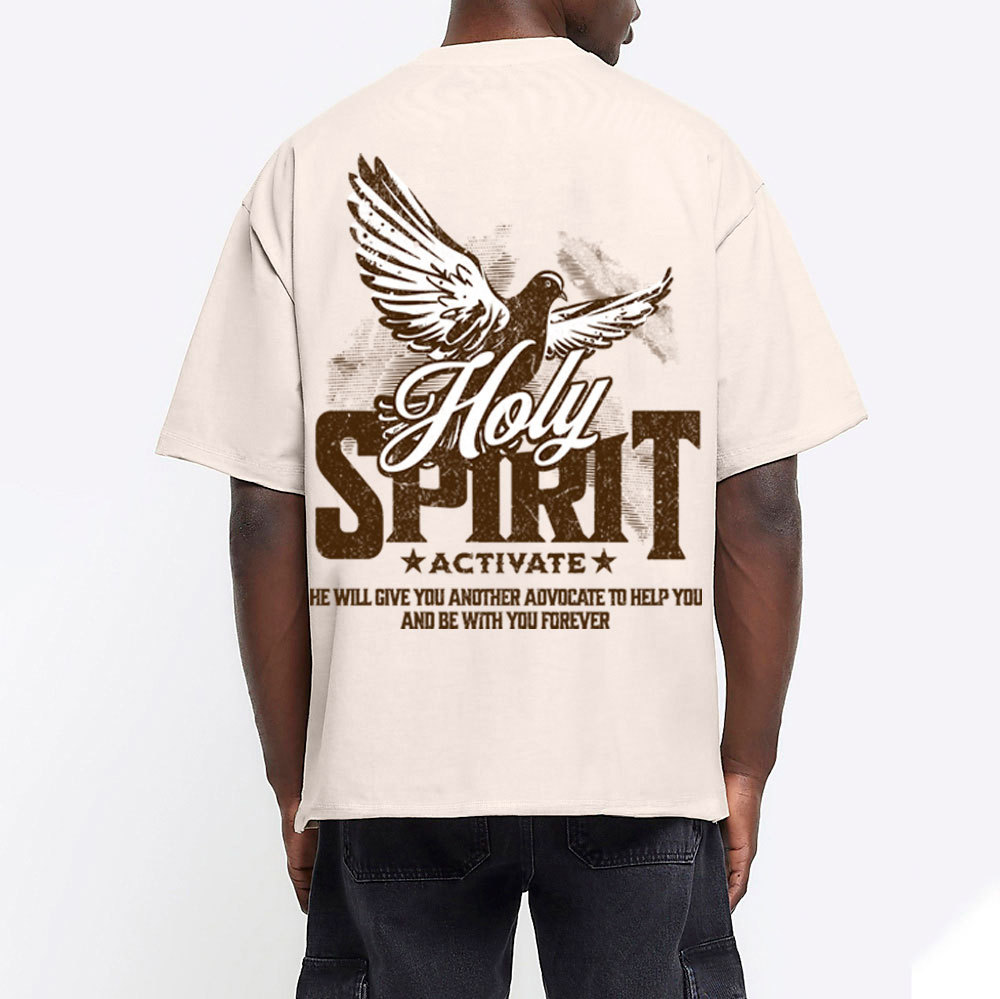 Holy Spirit Activate Christian Washed T-Shirt