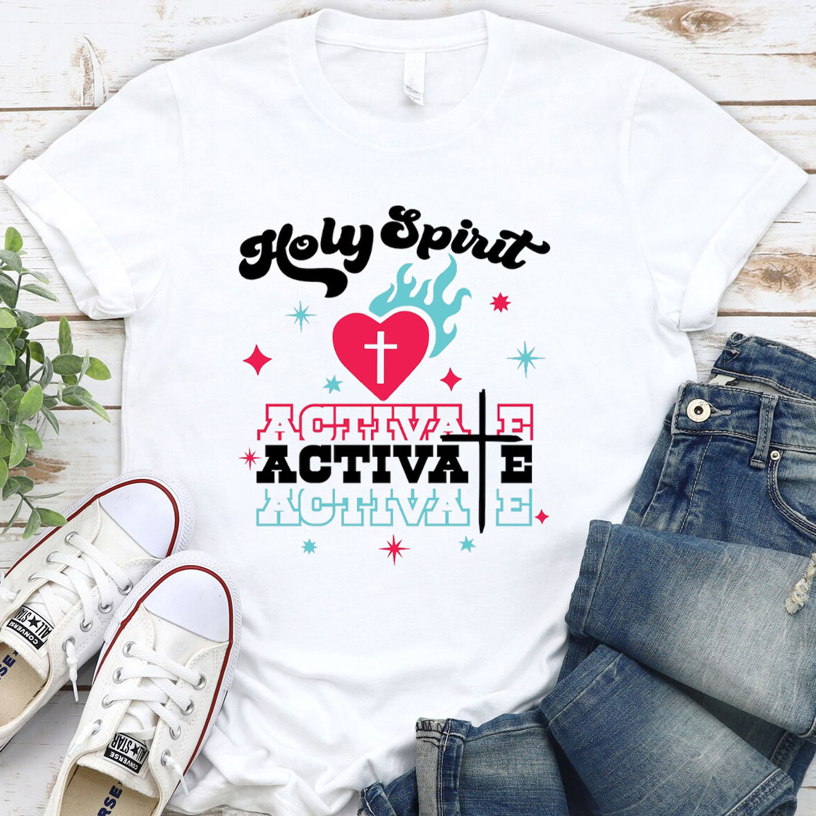 Holy Spirit Activite Christian T-Shirt