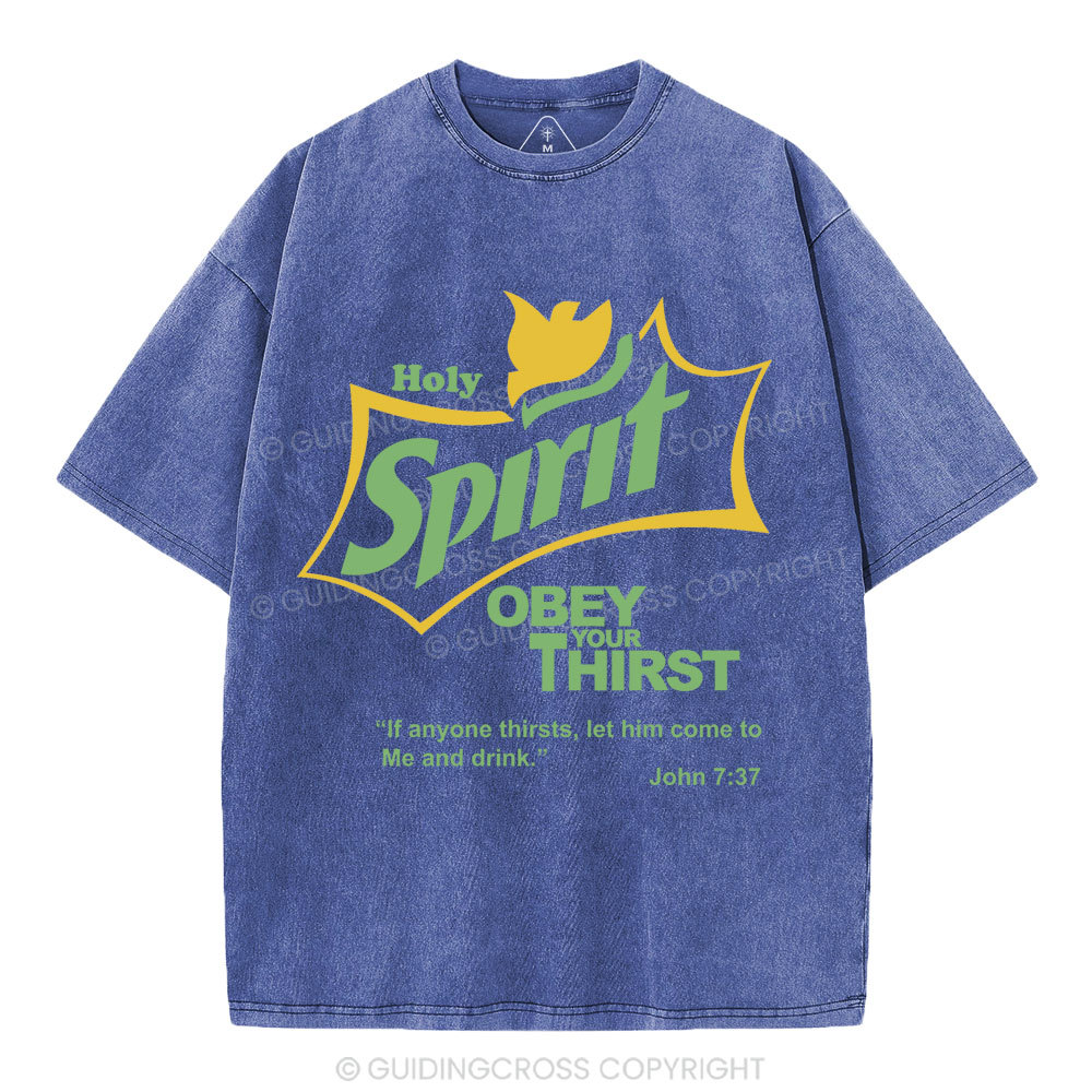 Holy Spirit CHristian Washed T-Shirt