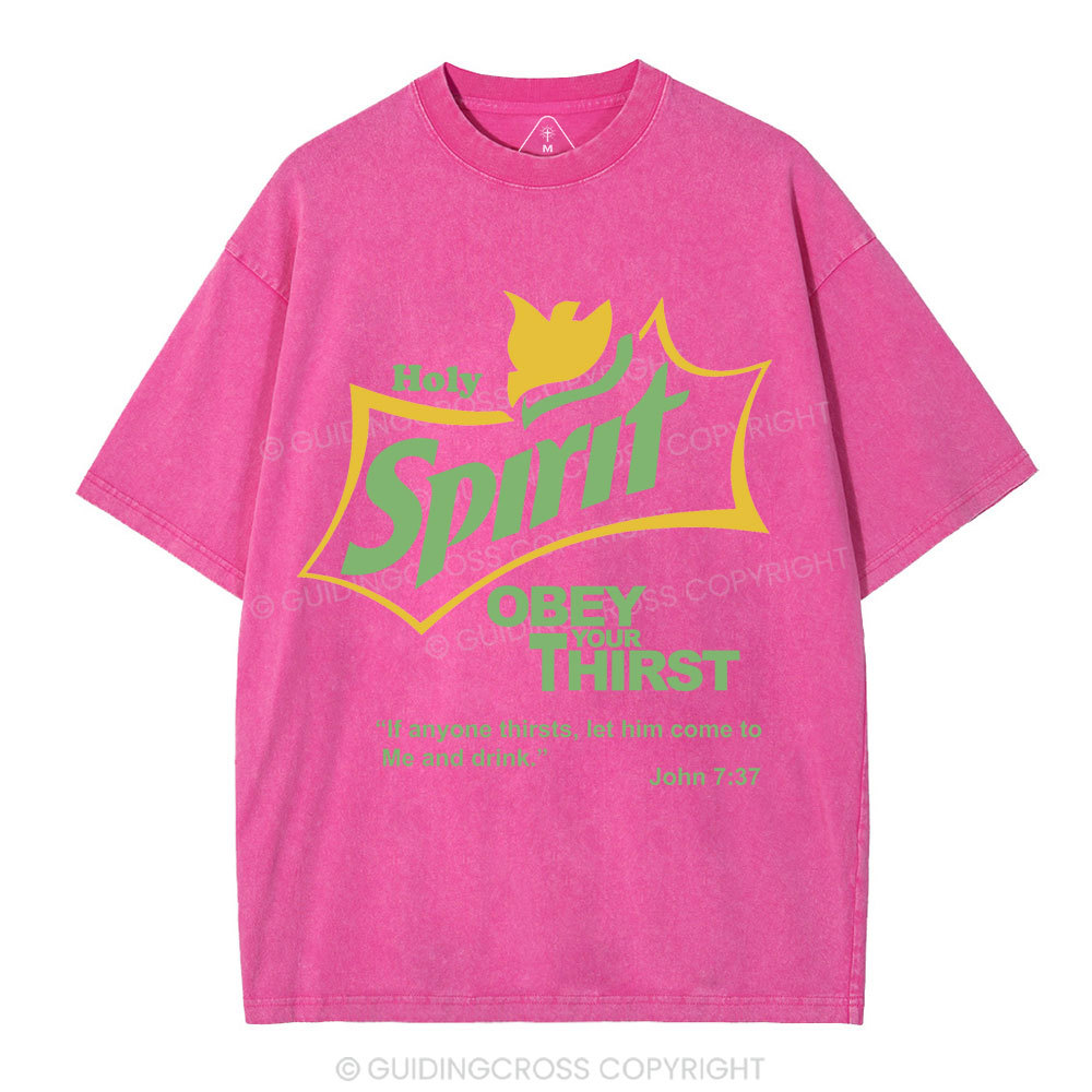 Holy Spirit CHristian Washed T-Shirt