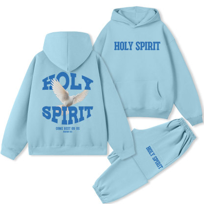 Holy Spirit Christian Fleece Hoodie Set