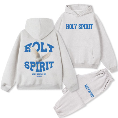 Holy Spirit Christian Fleece Hoodie Set