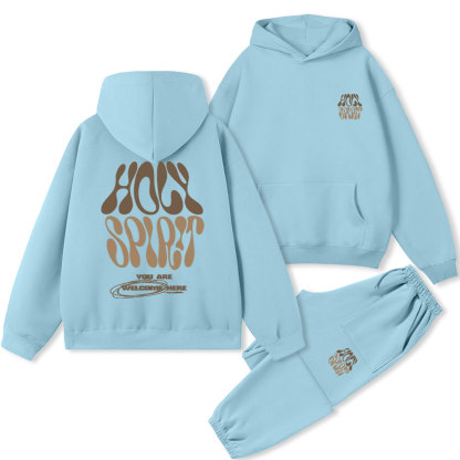 Holy Spirit Christian Fleece Hoodie Set