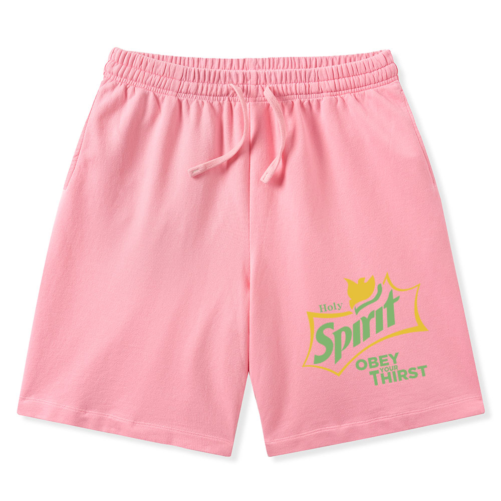 Holy Spirit Christian Washed Shorts