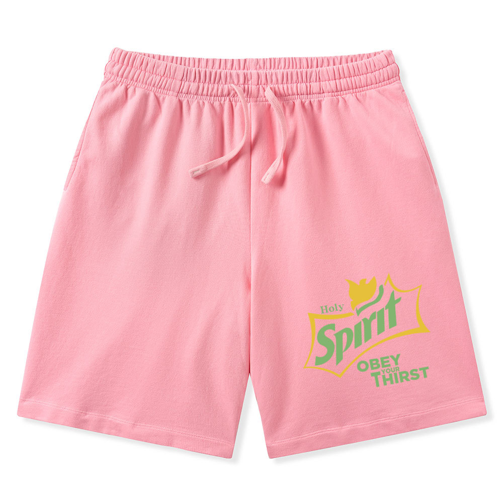 Holy Spirit Christian Washed Shorts