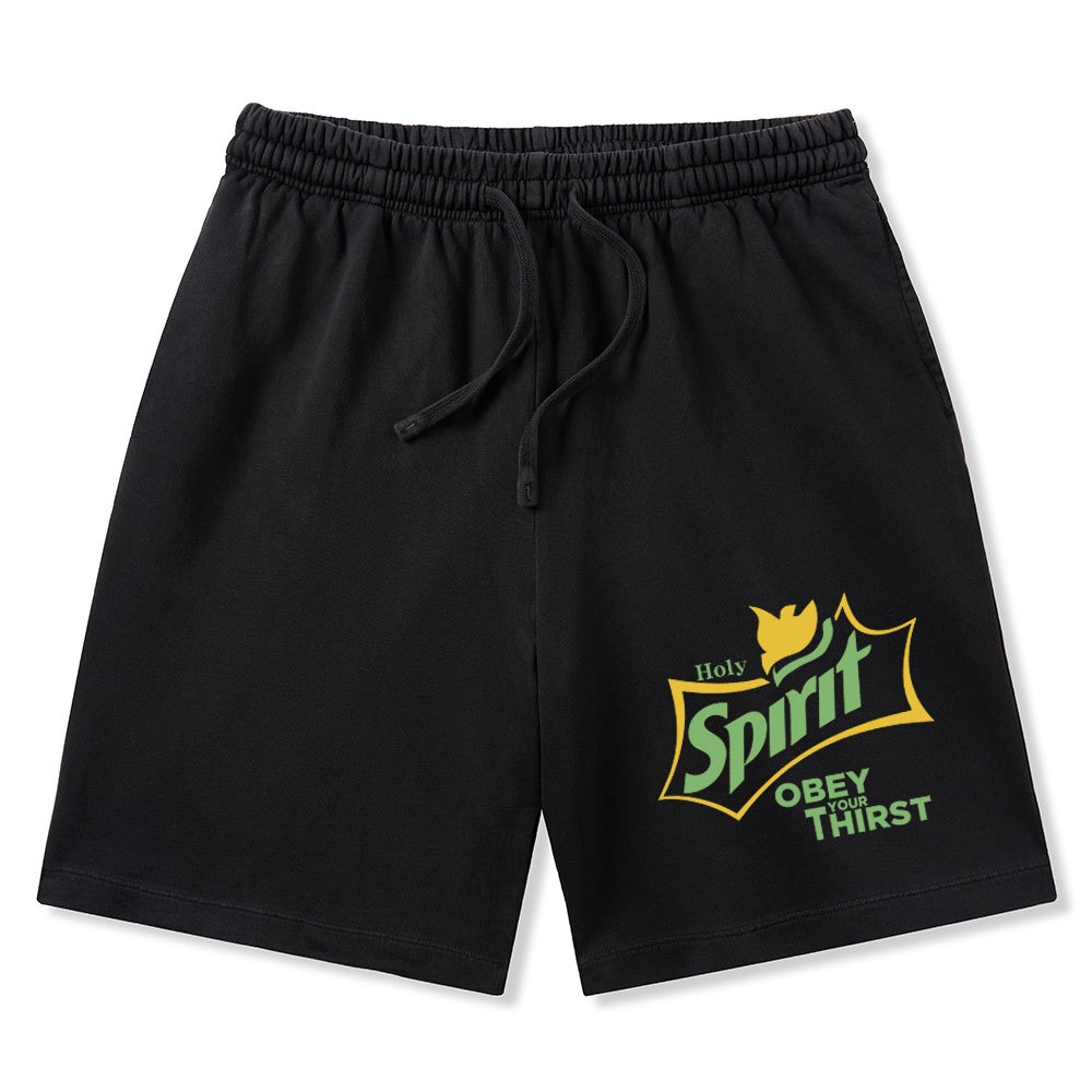 Holy Spirit Christian Washed Shorts