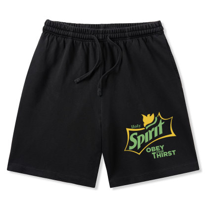 Holy Spirit Christian Washed Shorts