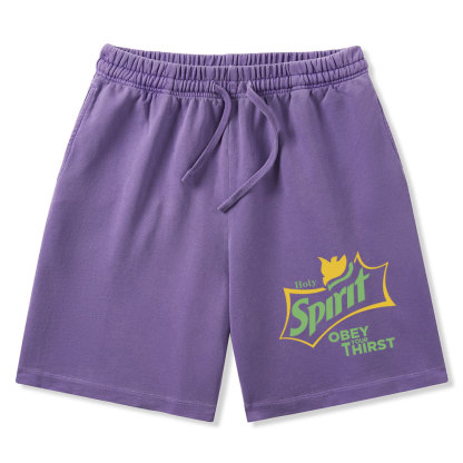 Holy Spirit Christian Washed Shorts