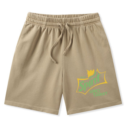 Holy Spirit Christian Washed Shorts