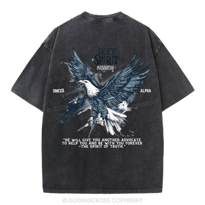 Holy Spirit Christian Washed T-Shirt