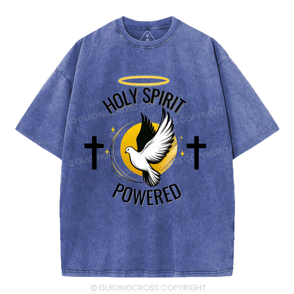 Holy Spirit Christian Washed T-Shirt