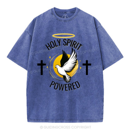 Holy Spirit Christian Washed T-Shirt