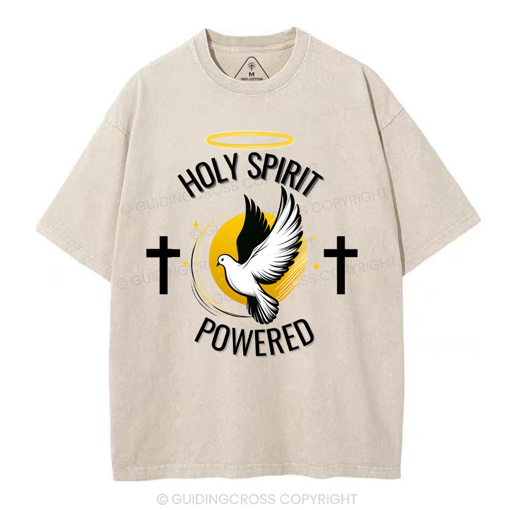 Holy Spirit Christian Washed T-Shirt